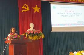 Hội LHPN huyện Đắk Glong tổ chức tập huấn hướng dẫn triển khai mô hình Địa chỉ tin cậy