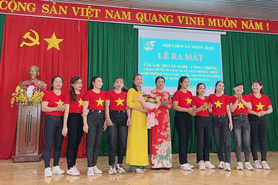 Hội Liên hiệp Phụ nữ Nhân Đạo, huyện Đắk Rlấp  ra mắt câu lạc bộ văn nghệ - cồng chiêng