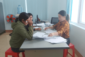 Điểm giao dịch Quỹ Cơ hội cho Phụ nữ huyện Đắk R’Lấp giải ngân vốn tháng 8 năm 2023