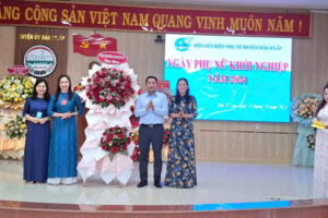 Hội LHPN huyện Đắk Rlấp tổ chức Ngày phụ nữ khởi nghiệp năm 2024